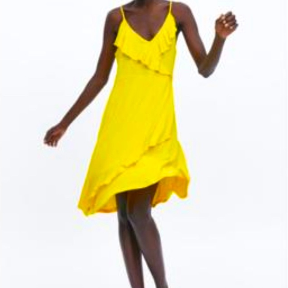 Zara ruffled dress